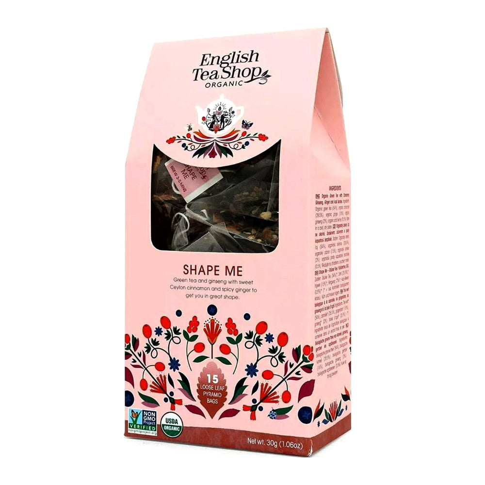 English Tea Shop Organic Shape Me Tea, 15 Ea